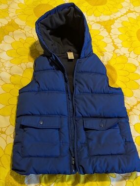 Gymboree Royal Blue Hooded Kids Vest
